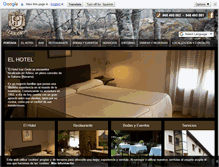 Tablet Screenshot of hotelrestauranteizarondo.com